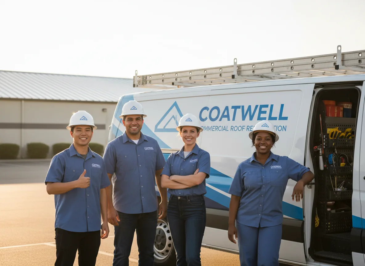 Commercial roof coating company in Parker, KS